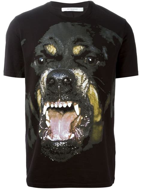 shirt met rottweiler givenchy|givenchy rottweiler shirt for sale.